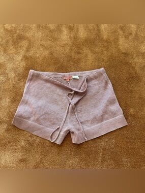 Chan Luu Dusty Rose Knit Lounge Shorts with Drawstring